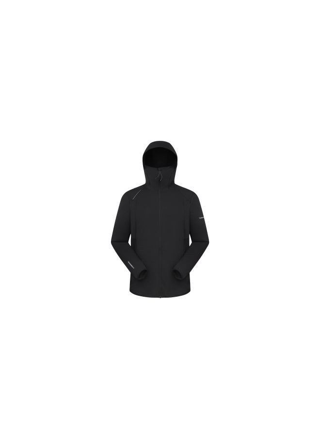 TOREAD Men's UPF50+ Breathable Knitted Sun Protection Jacket - Stretchable Mesh Design with Thumb Holes & Wide Brim Hood  - Image 1