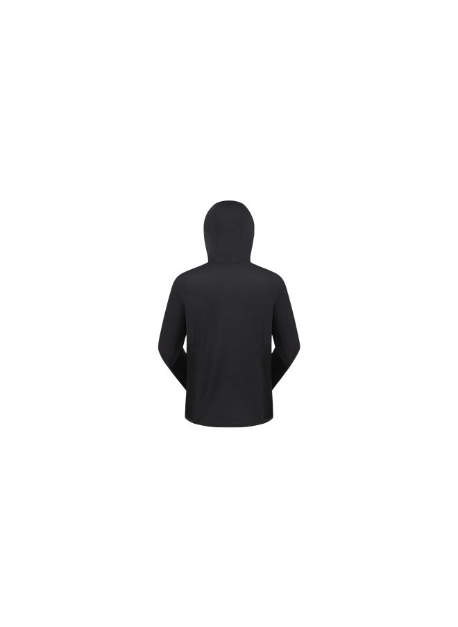 TOREAD Men's UPF50+ Breathable Knitted Sun Protection Jacket - Stretchable Mesh Design with Thumb Holes & Wide Brim Hood  - Image 3