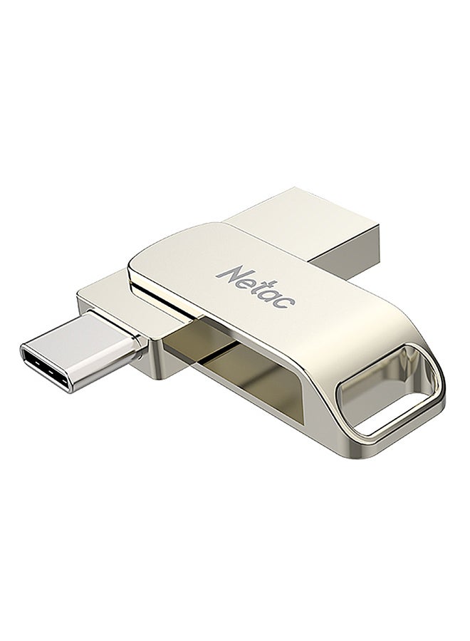 Netac 64GB Type-C + USB Double Interface Flash Drive U783C Silver - Image 1