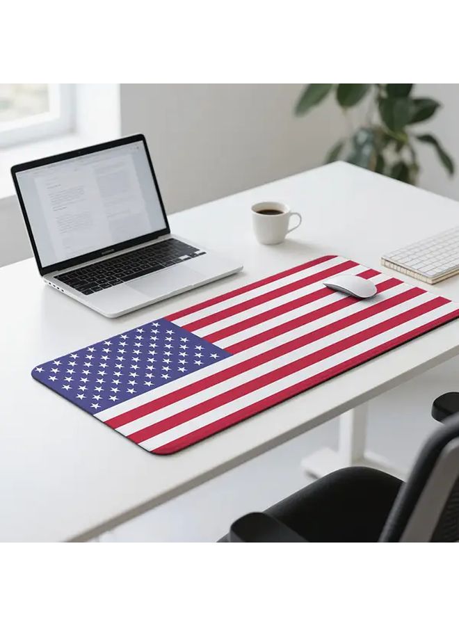 Large Gaming Mouse Pad MIS014 B Non Slip Base Stitched Edges Extended Desk Mat - Image 4