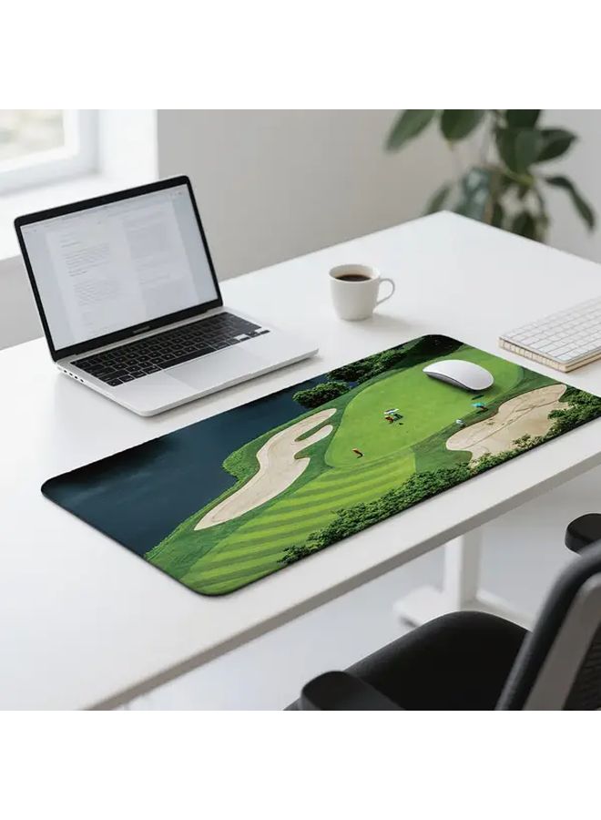 Large Gaming Mouse Pad MIS014 B Non Slip Base Stitched Edges Extended Desk Mat - Image 3