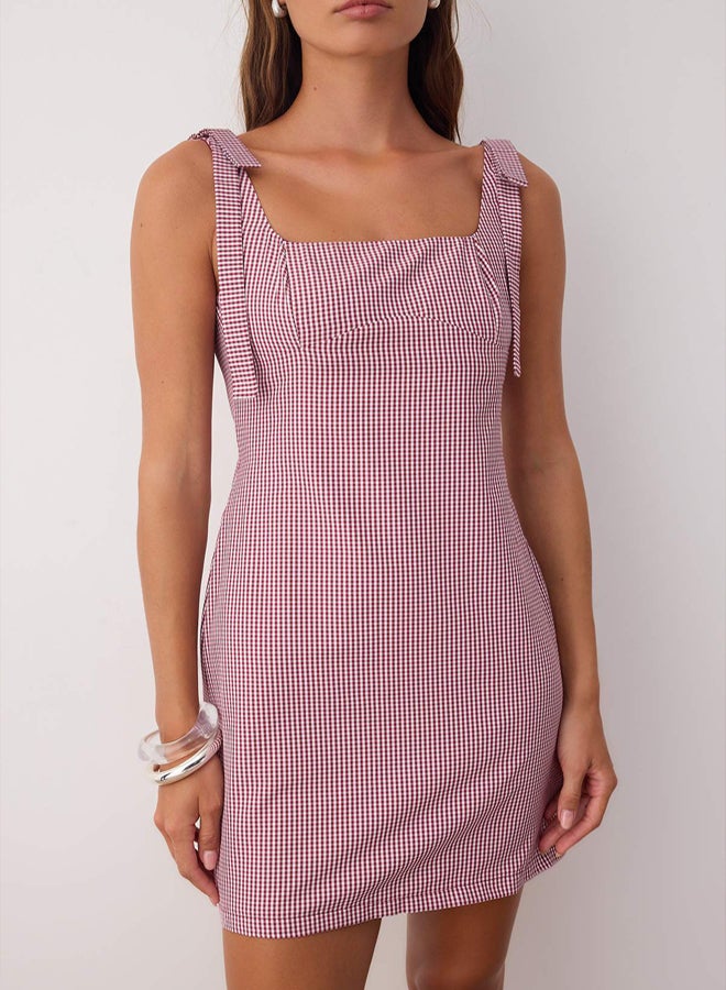 trendyol Multicolored Potikareli Woven Dress - Image 4