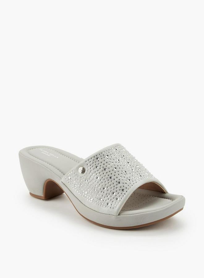 Flora Bella By Shoexpress Women Embellished Block Heel Sandals - Image 2