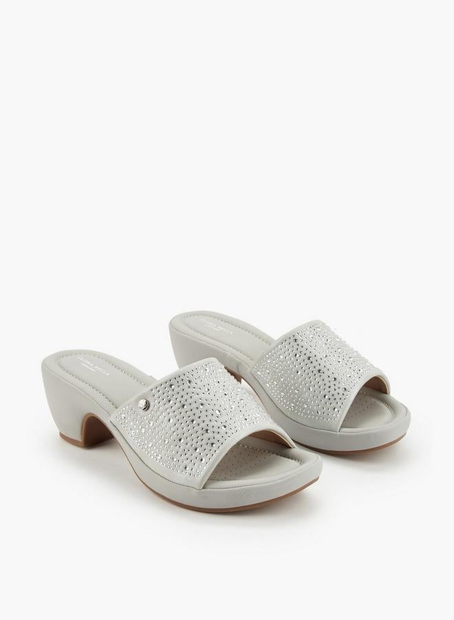 Flora Bella By Shoexpress Women Embellished Block Heel Sandals - Image 3