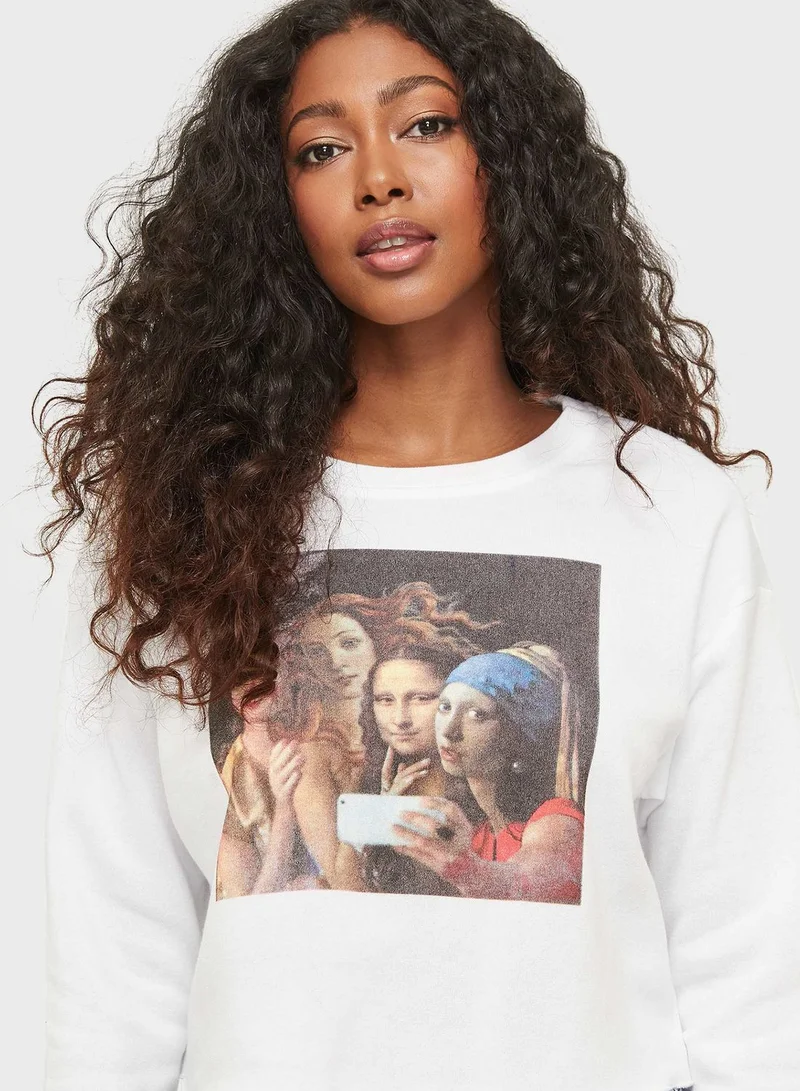 Ardene Graphic Detail Sweatshirts