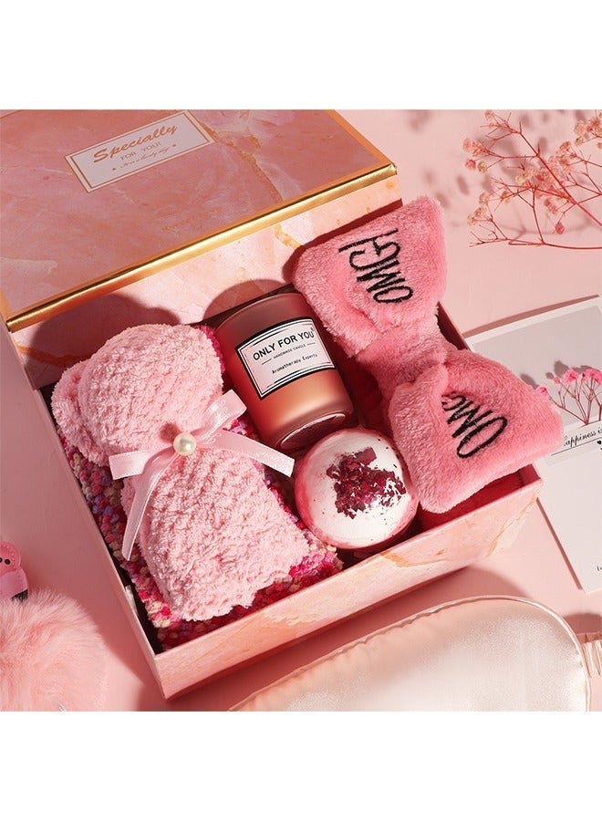 بيوينتي شموع معطرة وحمام مجموعة قنبلة ، عيد الأم هدية عيد ميلاد المرأة ، المرأة فقاعة حمام مجموعة هدية ، المرأة الاسترخاء مجموعة سبا هدية - Image 3