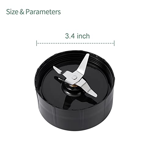 LVAINIT (Pack of 2) Cross Blade Blender Magic Bullet Replacement Parts Compatible with 250-watt Magic Bullet MB1101 Series Blender, Juicer and Mixer - Image 3
