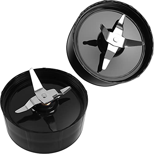 LVAINIT (Pack of 2) Cross Blade Blender Magic Bullet Replacement Parts Compatible with 250-watt Magic Bullet MB1101 Series Blender, Juicer and Mixer - Image 1