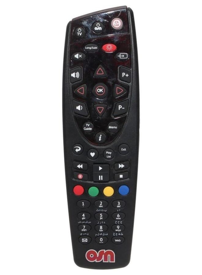 OSN Tv Receiver Remote Control Black