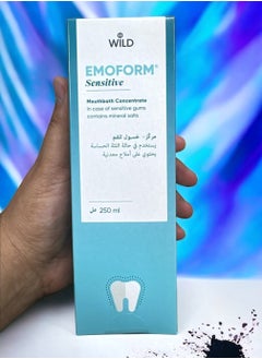 WILD EMOFORM Sensitive Mouthbath Concentrate In case of sensitive gums contains mineral salts 