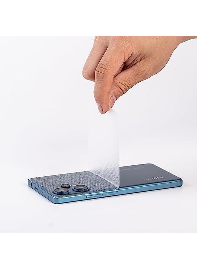 إيروريكس عبوة من 2 واقي شاشة لهاتف Xiaomi Poco F5 5G مقاس 6.67 بوصة (ليس لهاتف Xiaomi Poco F5 Pro 5G مقاس 6.67 بوصة)، زجاج مقسّى بدرجة صلابة 9H، مع قطعة واحدة من واقي عدسة الكاميرا، قطعة واحدة من غشاء ألياف الكربون الخلفي - Image 4