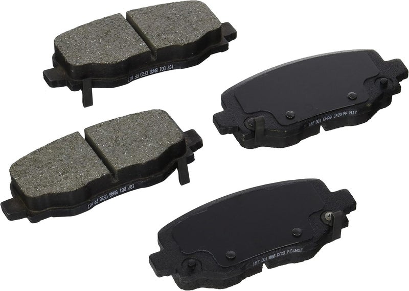 BOSCH BE1734H Blue Ceramic Disc Brake Pad Set with Hardware - Compatible with Select Chrysler 200 and Jeep Cherokee (Rear) - Image 1