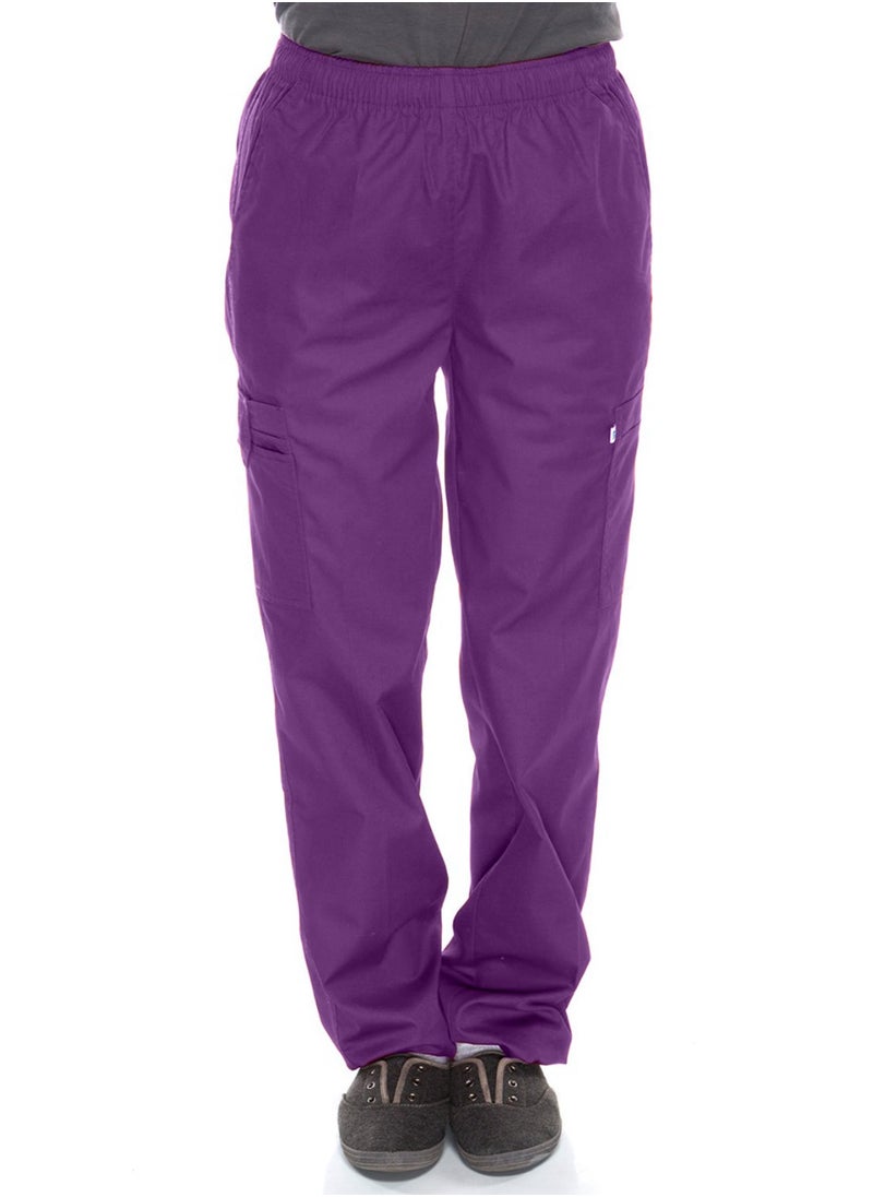 Meridian Meridian Lab Uniforms Tailored Fit Classic cargo Scrub Pants Sporty and Comfy Full Elastic Scrub Pant Full Elastic Waistband Jogger for Men and Women  - Image 2
