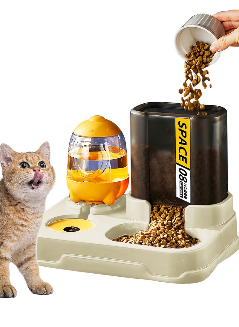 Kidle Automatic Food Feeder and Water Set Cat Feeder for Dogs Cats Pets Animals - Image 1