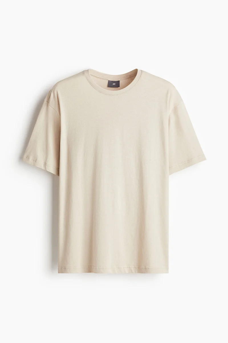 H&M  Linen-blend pyjama T-shirt and shorts for Men | Best Price UAE