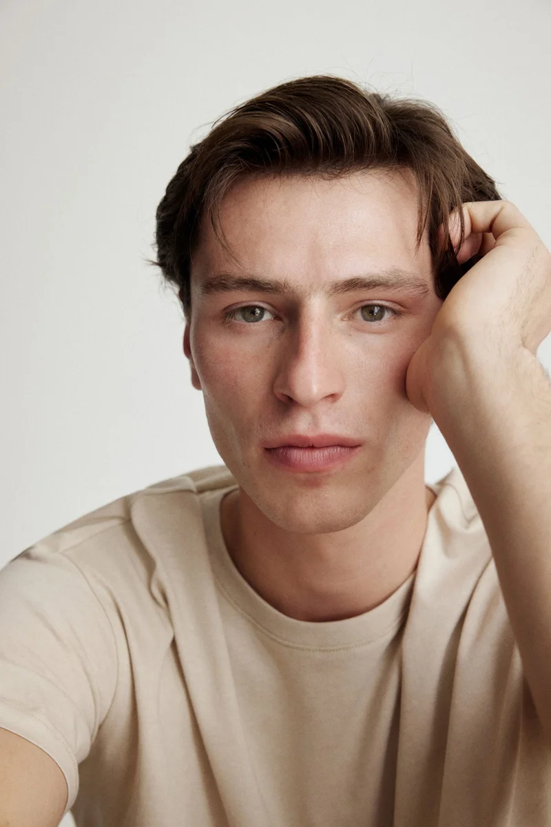 H&M  Linen-blend pyjama T-shirt and shorts for Men | Best Price UAE