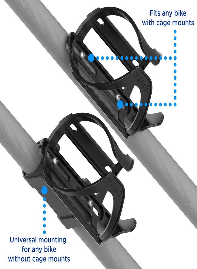 Zefal Pulse Universal Water Bottle Bike Cage (Multi-Position, Black) - Image 2