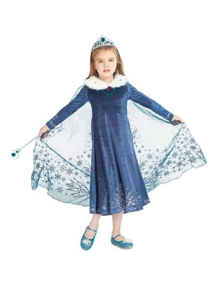 بريميم فستان الأميرة المجمدة الأزرق – مستوحى من شخصية إلسا الشهيرة - Image 5