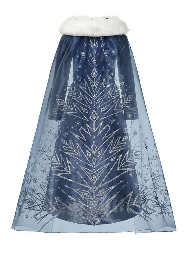 بريميم فستان الأميرة المجمدة الأزرق – مستوحى من شخصية إلسا الشهيرة - Image 4