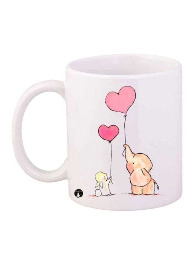 RKN Animal Printed Coffee Mug White/Pink/Black - Image 2