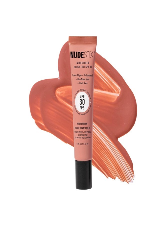 NUDESTIX نودستكس نودسكرين تينت بلش SPF 30 - بلش سائل متعدد الاستخدامات للخدود، العيون والشفتين مع واقي شمس معدني | حماية واسعة الطيف من UVA/UVB والضوء الأزرق | سون كيسد - Image 1