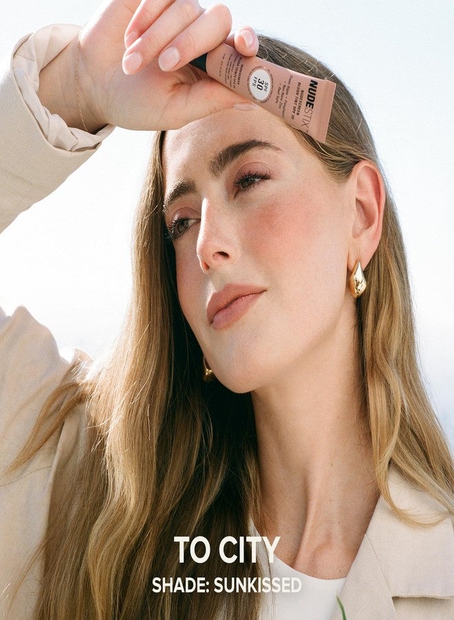 NUDESTIX نودستكس نودسكرين تينت بلش SPF 30 - بلش سائل متعدد الاستخدامات للخدود، العيون والشفتين مع واقي شمس معدني | حماية واسعة الطيف من UVA/UVB والضوء الأزرق | سون كيسد - Image 3