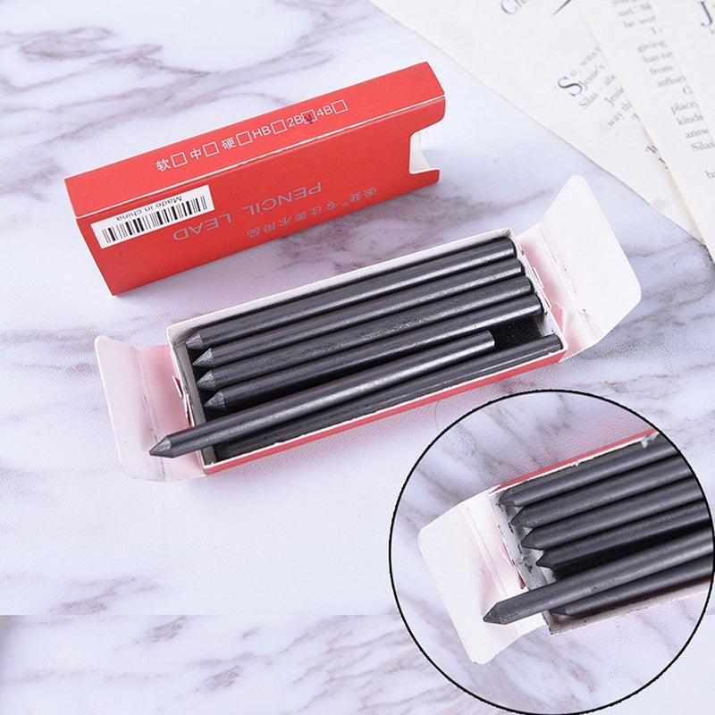 CoscosX 30 Pcs HB 2B 4B 6B 8B Lead Refills Graphite Drawing Leads Mechanical Pencil Auto Clutch Pencil Holder Refills For Art Painter Artist Sketch Drawing 5.6mm 3.4" - Image 4