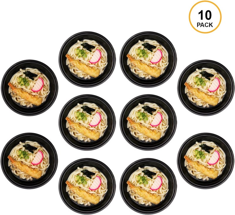 Freshware Freshware Meal Prep Containers 10 Pack Bento Box Food Storage Containers Plastic Bowls with Lids for Soup and Salad BPA Free Stackable Lunch Boxes MicrowaveDishwasherFreezer Safe 42 oz  - Image 2