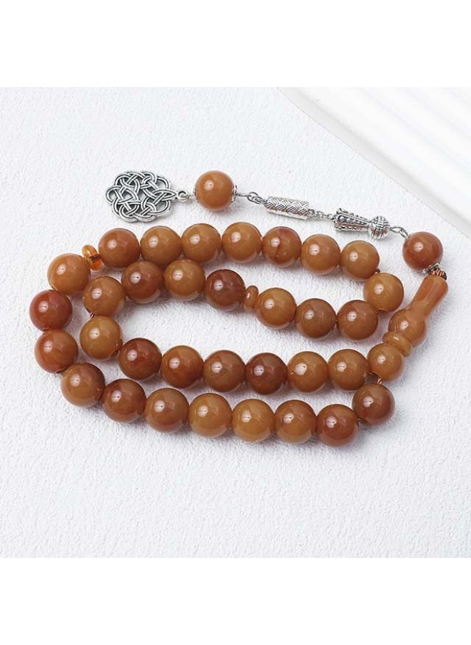 NIBEMINENT Prayer Beads Muslim Saudi Bracelet 33 12 Centimetre Beads  - Image 3