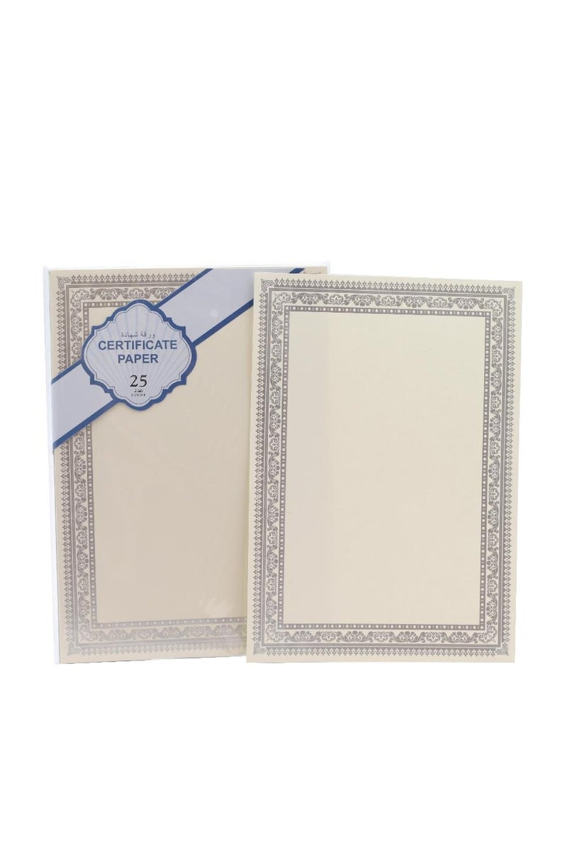 ROCO Certificate Paper A4 Parchment