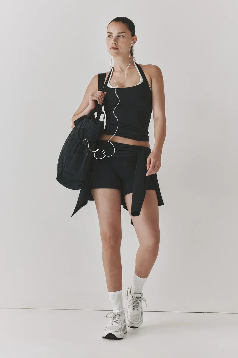 H&M  Halterneck sports vest top with SoftMove™ for Women | Best Price UAE
