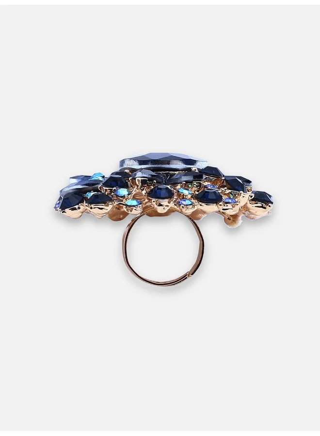 SOHI Party Artificial Cocktail Ring Jewellery