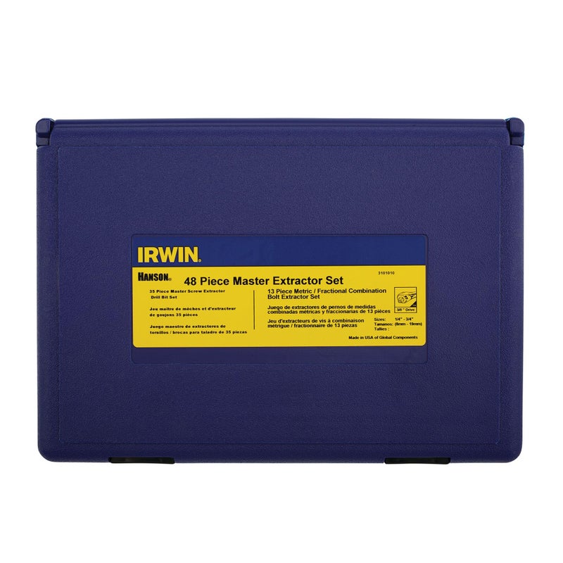 IRWIN HANSON Master Extraction Set, 48 Piece, 3101010 - Image 4