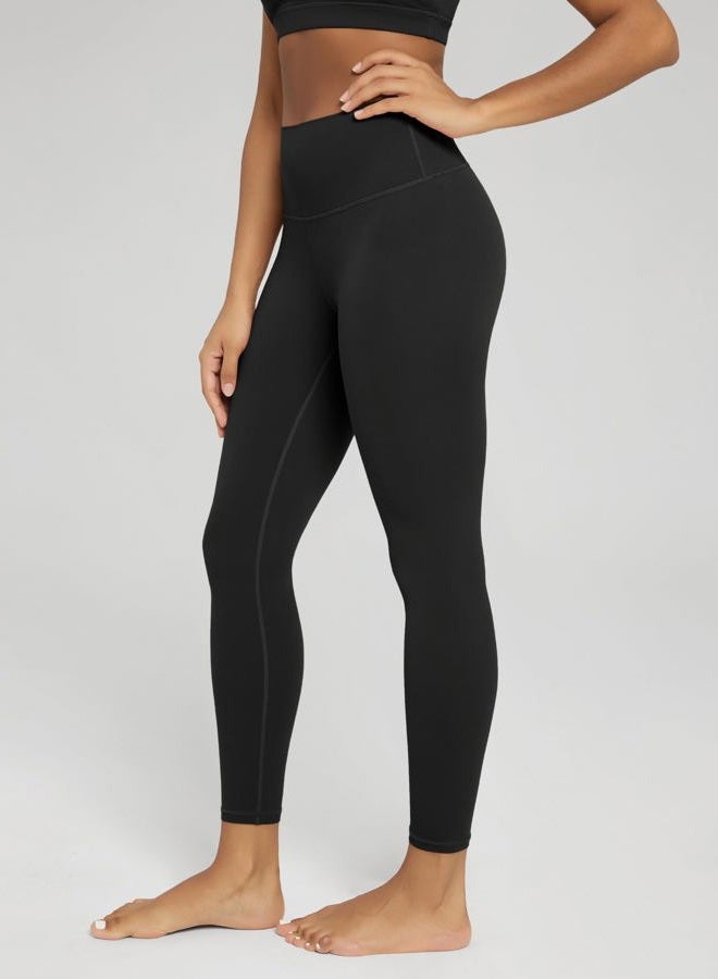 ODODOS ODCLOUD Buttery Soft Lounge Yoga Leggings for Women 7/8 Length 25" High Waist Yoga Pants, Black, Large - Image 2