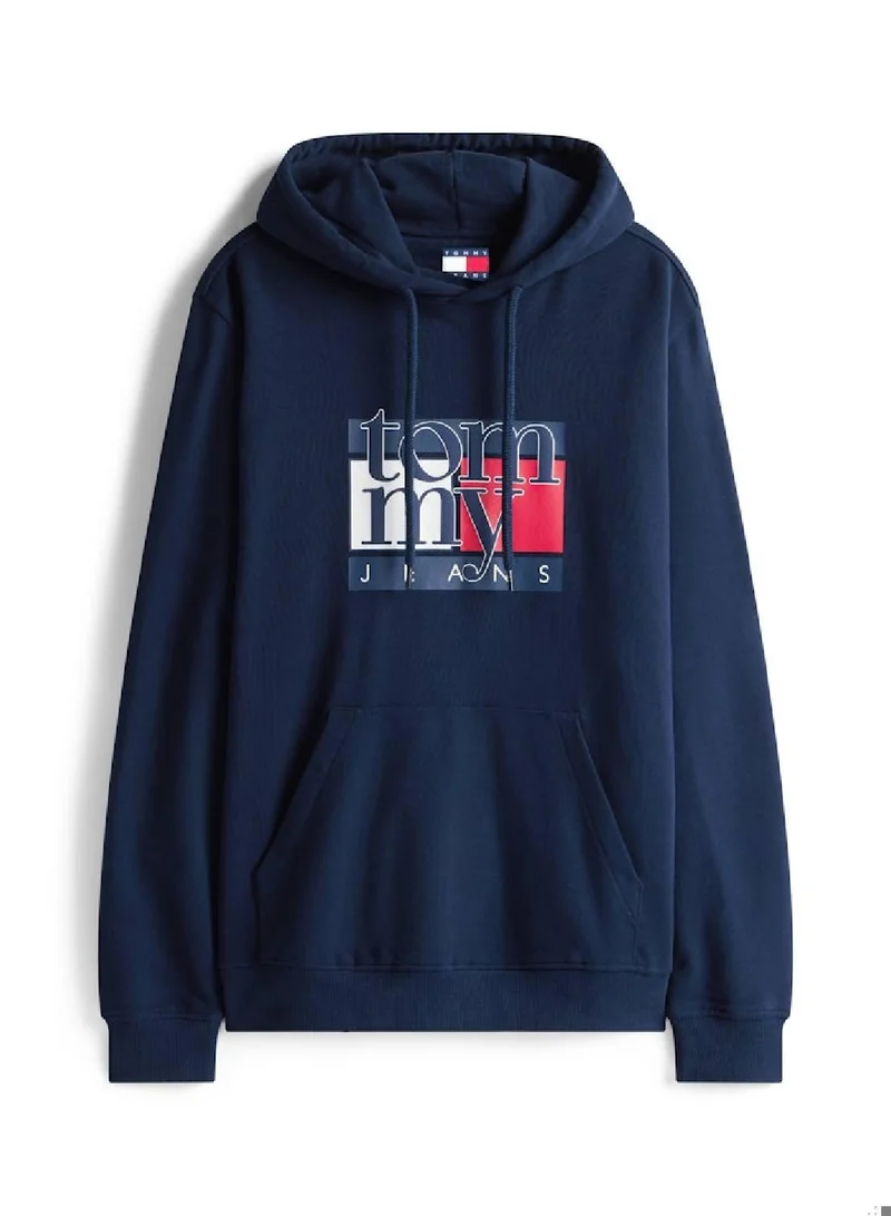TOMMY JEANS Flag Logo Terry Hoody