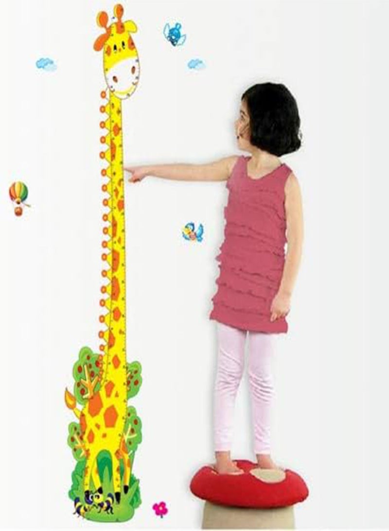 GGOOT Removable Wiederverwandbares Height Wall Picture in Animal Design Series Cartoon Animal Baby Height Chart Measure Decal for Living Room and Bedroom Decoration Wall Sticker Wall Paper Wall sticker in Various Sizes and Designs, Multi-Coloured - Image 5
