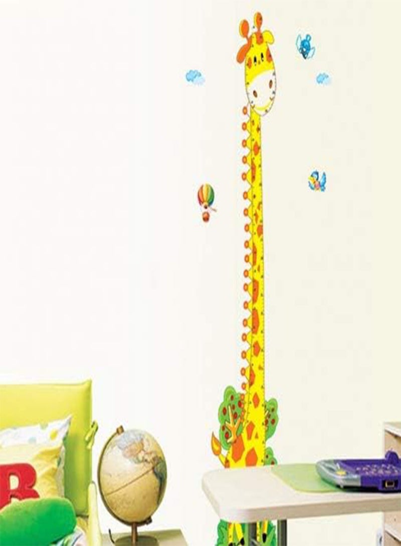 GGOOT Removable Wiederverwandbares Height Wall Picture in Animal Design Series Cartoon Animal Baby Height Chart Measure Decal for Living Room and Bedroom Decoration Wall Sticker Wall Paper Wall sticker in Various Sizes and Designs, Multi-Coloured - Image 4