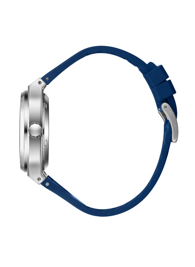 سلازنجر ساعة رجالية أوتوماتيكية بسوار سيليكون أزرق داكن - Image 3