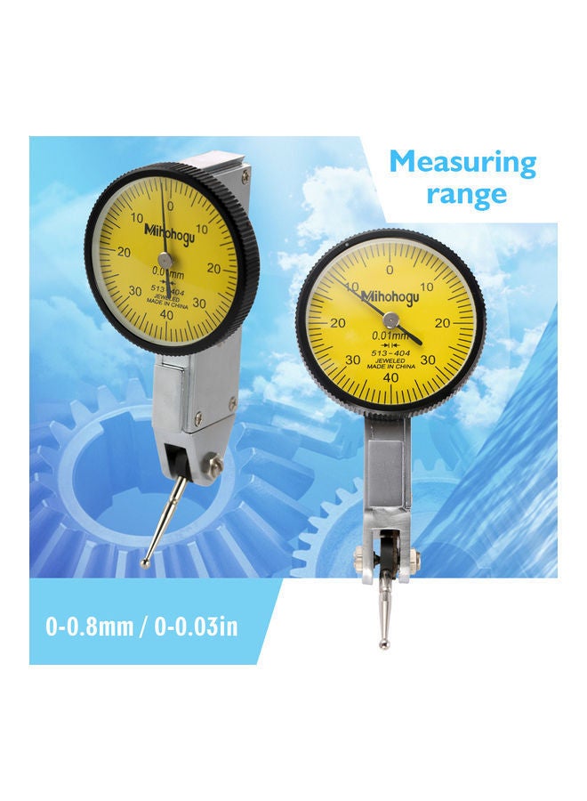 NIBEMINENT Shockproof Leverage Dial Indicator With Flexible Magnetic Base Holder Bracket Multicolour - Image 4