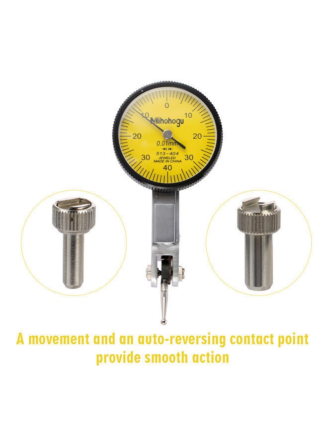 NIBEMINENT Shockproof Leverage Dial Indicator With Flexible Magnetic Base Holder Bracket Multicolour - Image 2