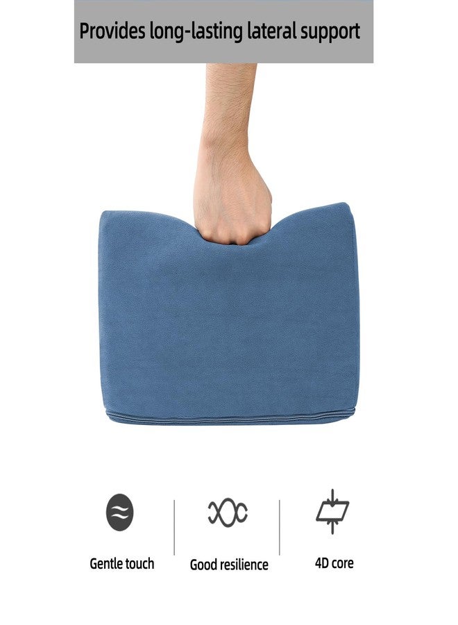 Fovege Lateral Support for Wheelchair, Lateral Arm Support, Back Supports Pads for Wheelchair Side Guards (Blue) - Image 4