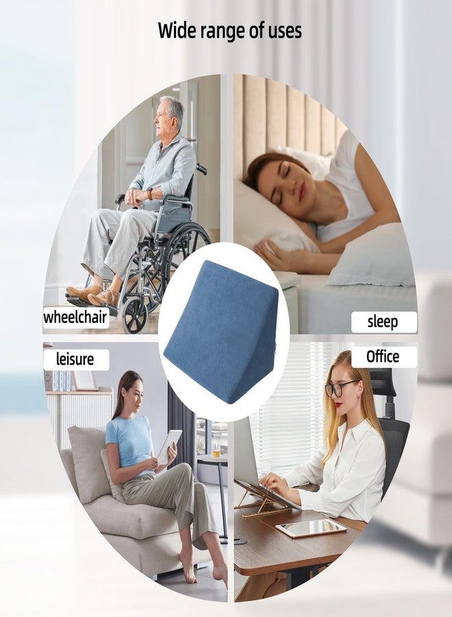 Fovege Lateral Support for Wheelchair, Lateral Arm Support, Back Supports Pads for Wheelchair Side Guards (Blue) - Image 3