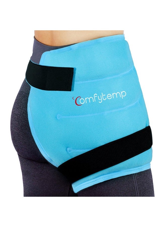 Comfytemp Large Hip Ice Pack Wrap for Sciatica, Hip Replacement, Fracture, Pain Relief, FSA HSA Eligible, Reusable Gel Ice Pack for Injuries, Cold Compression Physical Therapy Recovery Gifts (S) - Image 1
