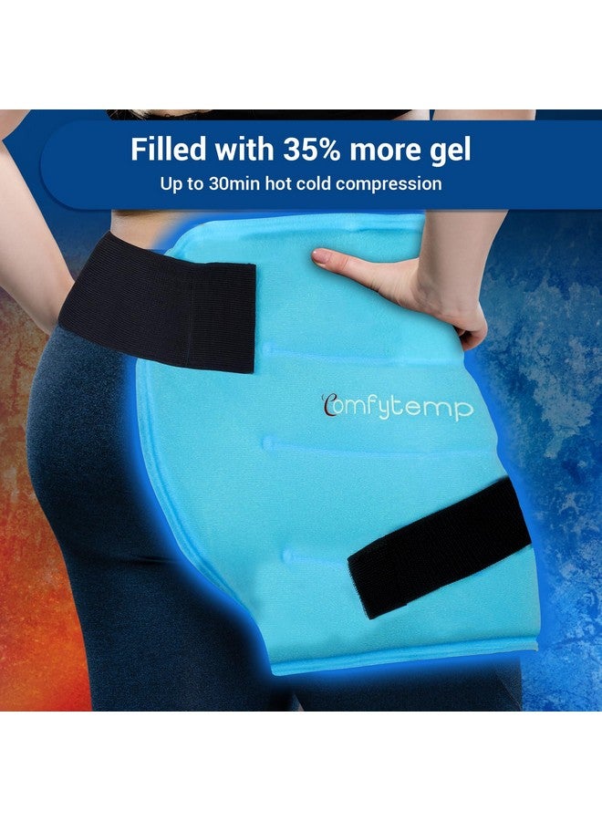 Comfytemp Large Hip Ice Pack Wrap for Sciatica, Hip Replacement, Fracture, Pain Relief, FSA HSA Eligible, Reusable Gel Ice Pack for Injuries, Cold Compression Physical Therapy Recovery Gifts (S) - Image 4