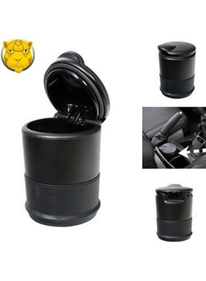 Car Ashtray Men's Multifunctional Car Supplies Daquan Women's Creative Black Technology Ash Cylinder Car With Cover Anti-fly