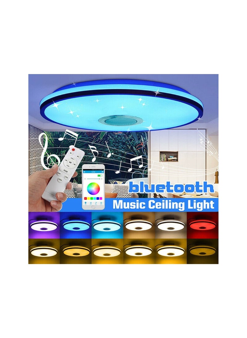 Smart Bluetooth Music Ceiling Light APP and Remote Control