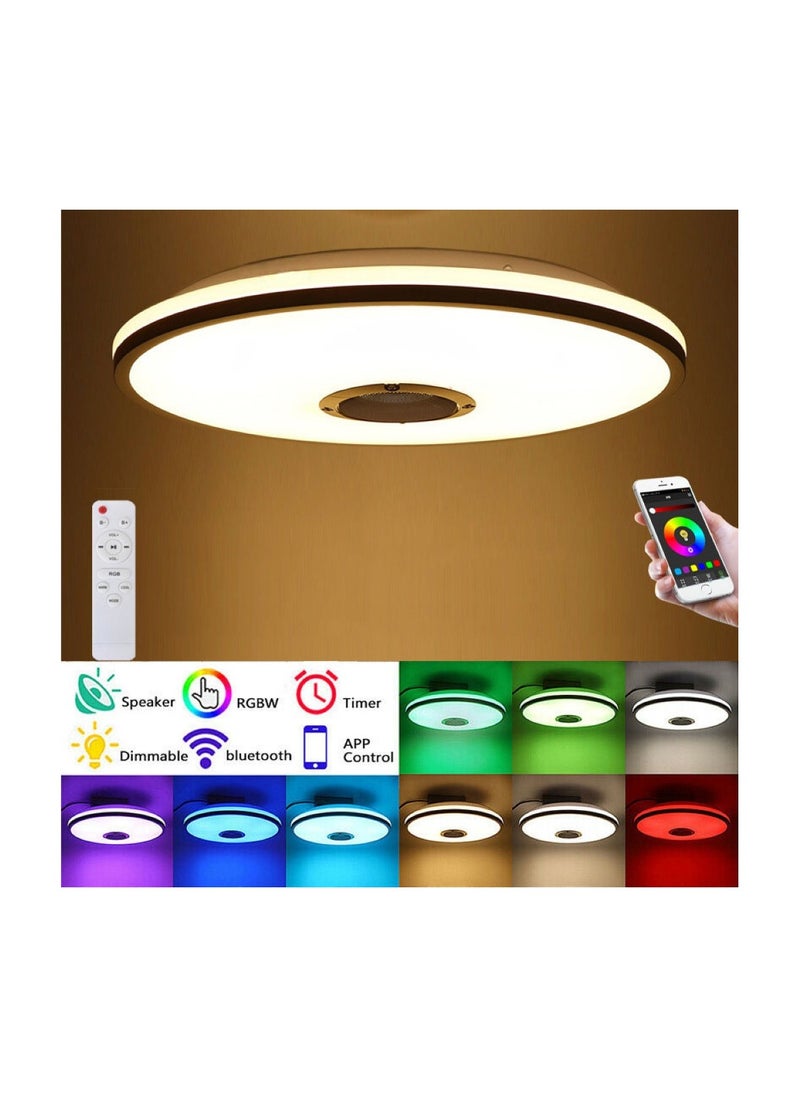 Smart Bluetooth Music Ceiling Light APP and Remote Control