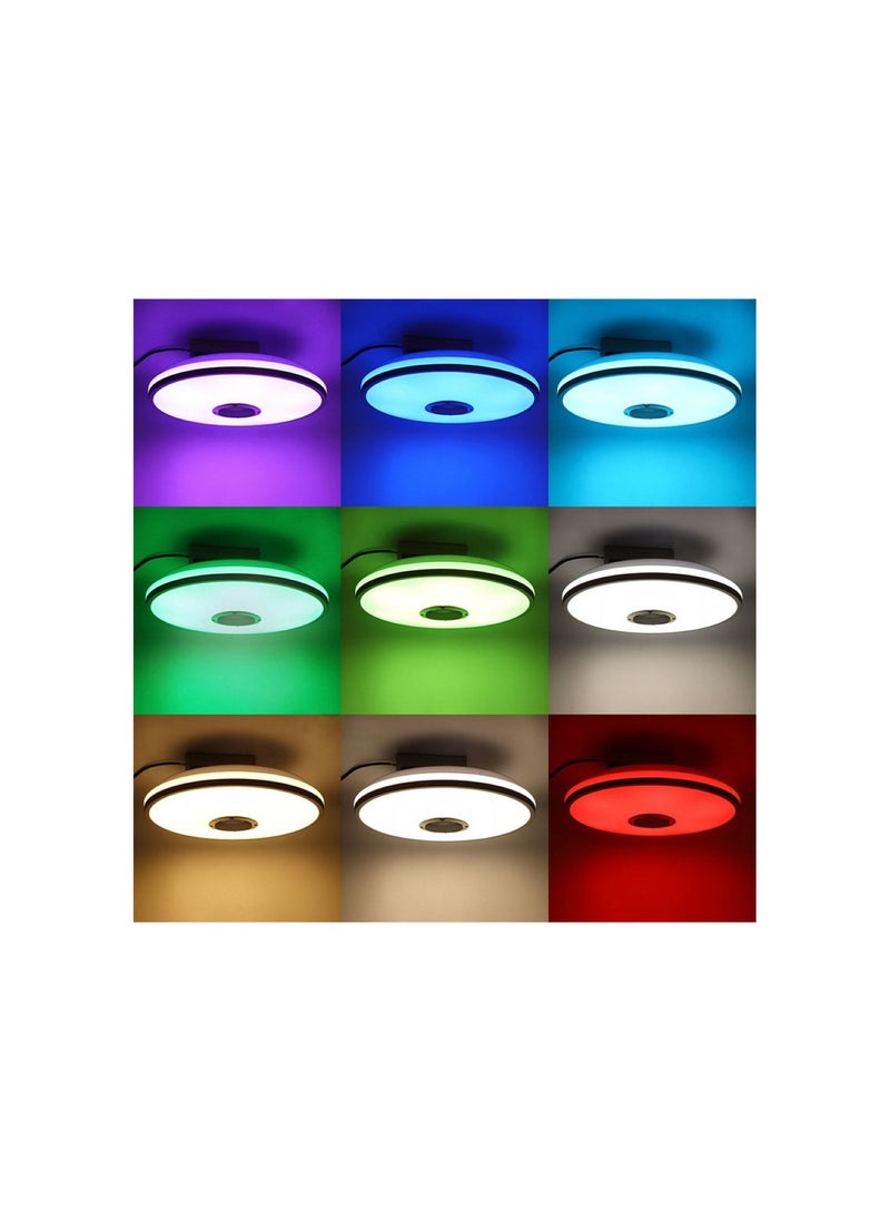 Smart Bluetooth Music Ceiling Light APP and Remote Control