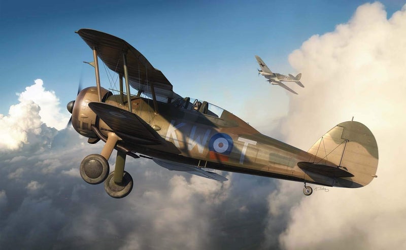 Airfix Gloster Gladiator MK I/MK II 1:72 WWII Military Aviation Plastic Model Kit - Image 4