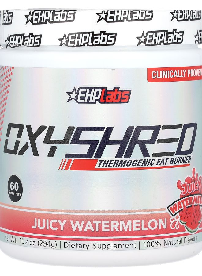 EHPLabs OxyShred Thermionic Fat Burner Juicy Watermelon 10.4 oz (294 g)